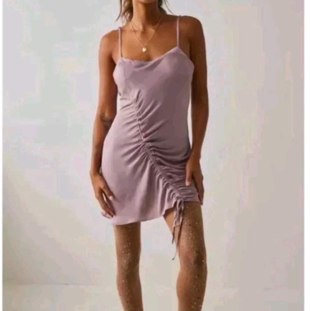 Free People Intimately Be My Mini Slip Dress Summer Lilac Women Medium M